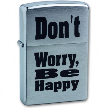Зажигалка ZIPPO 200 DON`T WORRY